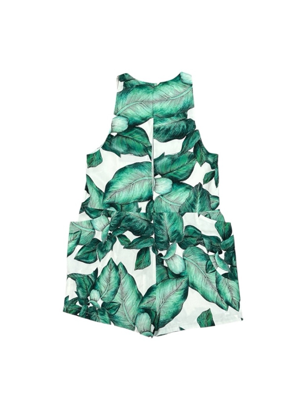 Cameo Collective Second Song Palm Leaf Romper NWT XS Formerly C/MEO Tropical - Picture 6 of 12